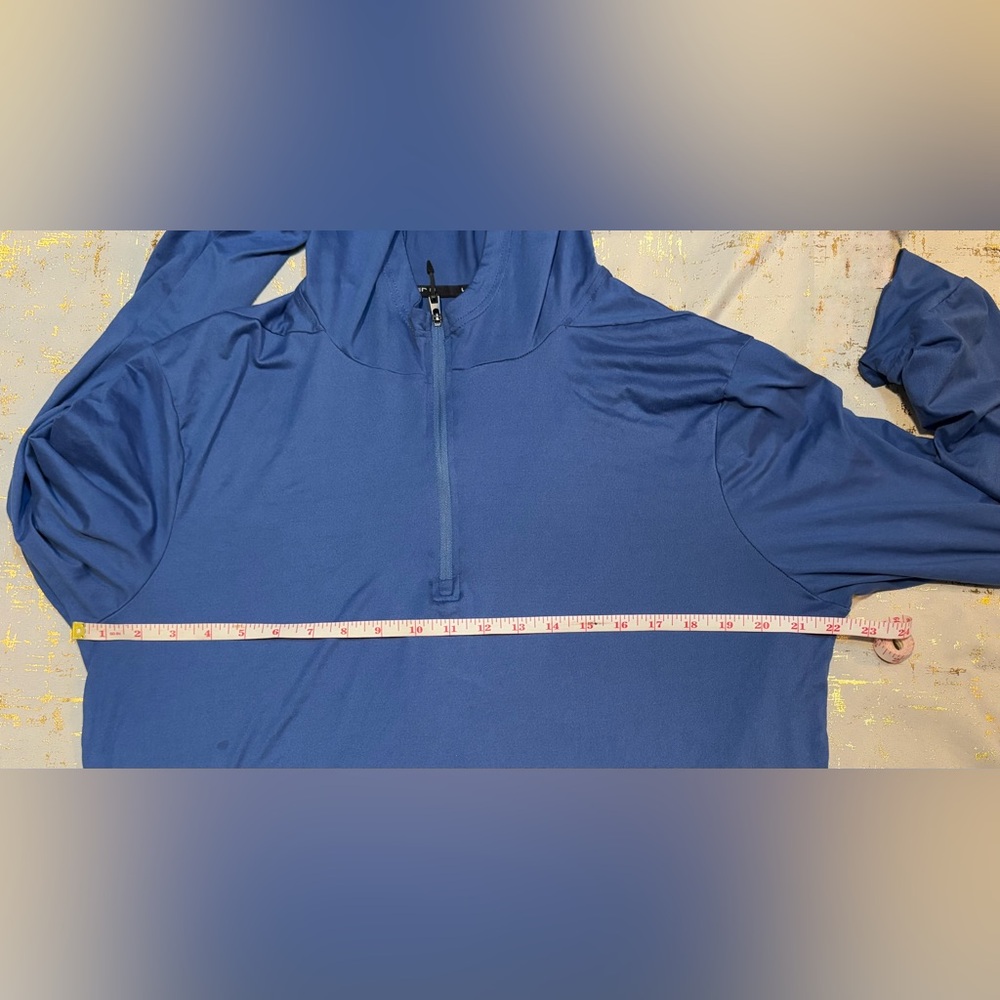 Blue Hooded Pullover - Picture 10 of 12